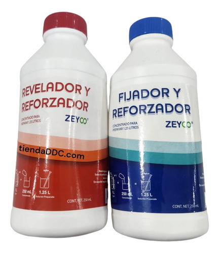 Revelador Y Fijador Zeyco 250ml Rx Dental