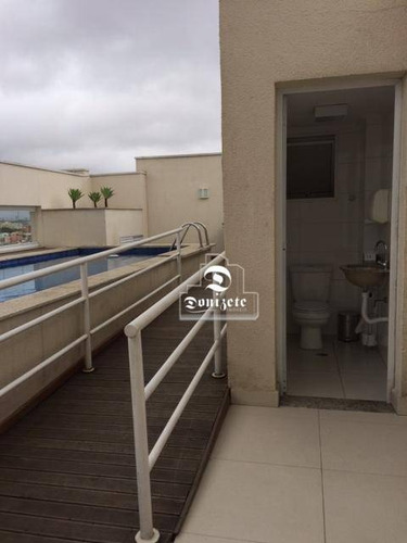 Imagem 22 de 25 de Cobertura Com 3 Dormitórios À Venda, 160 M² Por R$ 959.000,00 - Campestre - Santo André/sp - Co11716
