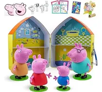 Comprar Luppa, Peppa Pig Juguetes, Casa De Peppa Pig Con 4 Figuras E