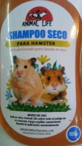 Shampoo En Seco Para Hamster