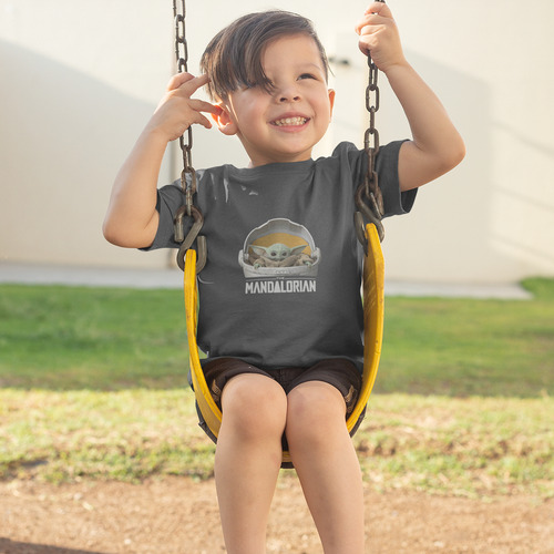 Star Wars Playera Infantil Grogu Cuna Voladora Oficial