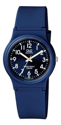 Reloj De Marca Q&q  Azul  Mujer E82