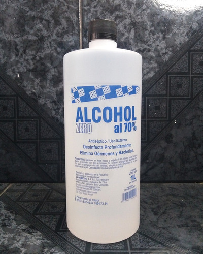 Imagen 3 de 4 de Alcohol Antiséptico 1 Litro Marca Alcohol Zero