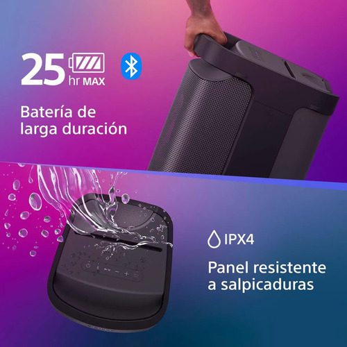 Parlante Bluetooth Sony Srs-xp700 Equipo Audio Portátil 20 Negro