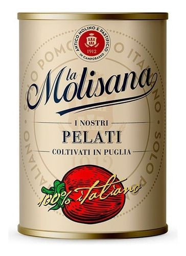 Tomate Perita Pelati La Molisana 400 Gr. Origen Italia