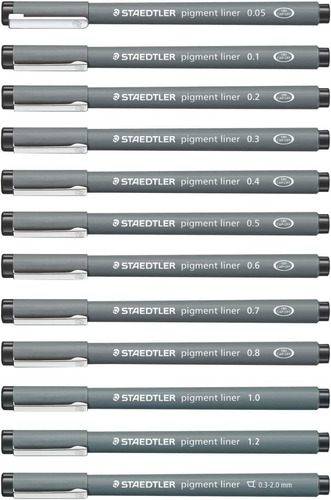 Rotulador, Rapidógrafo Staedtler Estuche X 12 Graduaciones