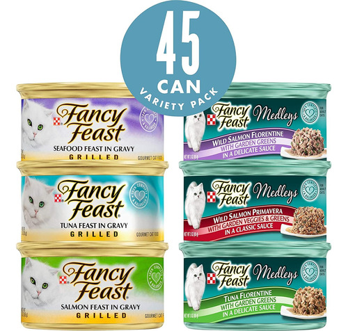 Fancy Feast Coleccion De Mariscos Paquete Surtido De Aliment