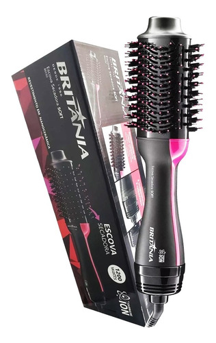 Escova Secadora Cabelo Soft Bec02 Britania 1200watts 220v!