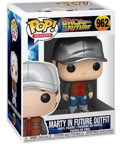 Funko Pop! Movies: Back To The Future- Marty In Future Outfi