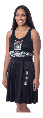 Intimo Star Wars Disfraz De Darth Vader Para Mujer, Vestido