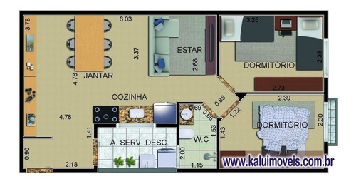 Apartamento Sem Condominio - Capuava - 75376