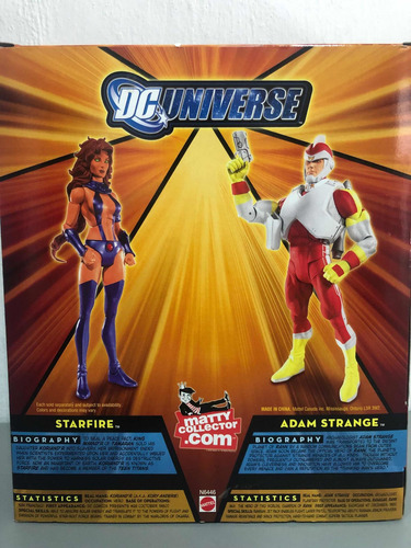 Adam Strange & Star Starfire Space Heroes Dc Universe Mattel
