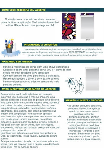 Imagem 3 de 3 de Adesivo Parede Porta E Paredes Centenas De Estampas