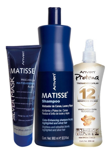 Kit De 1 Shap Matisse 960ml +1 Mascarilla Matizada+1 Protena