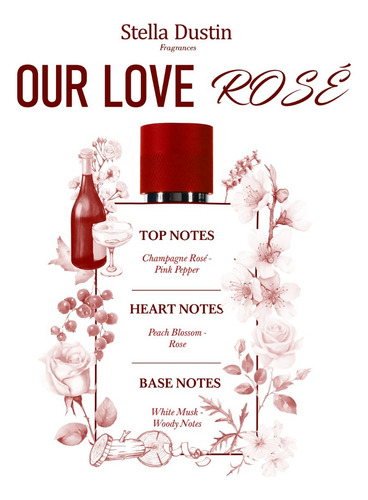 Perfume De Mujer Stella Dustin Our Love Rose Edp, 100 Ml