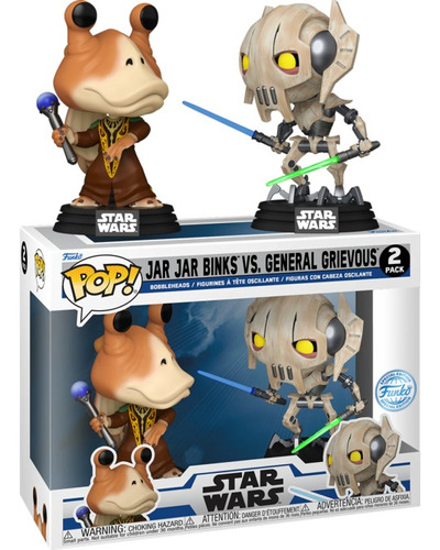 Funko Pop! Star Wars:- Jar Jar Binks Vs General Grievous