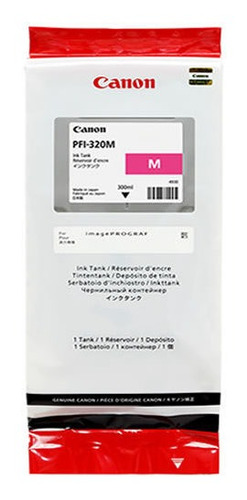Tinta Canon Pfi-320m 2892c001aa 300ml Color Magenta