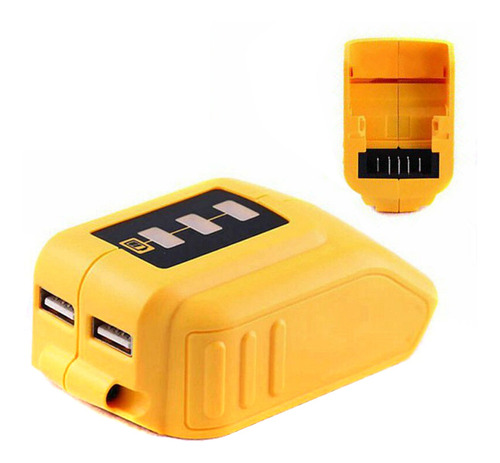 Convertidor Usb Cargador Para Dewalt 14.4v 18v 20v Li-ion Ba