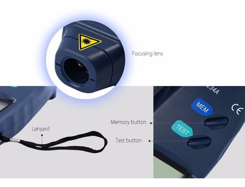 Tacometro Digital Laser Sin Contacto Gralf Dt2234a Rpm Funda