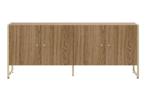 Rack Voss 146 Cm - Freijó C/ Champanhe