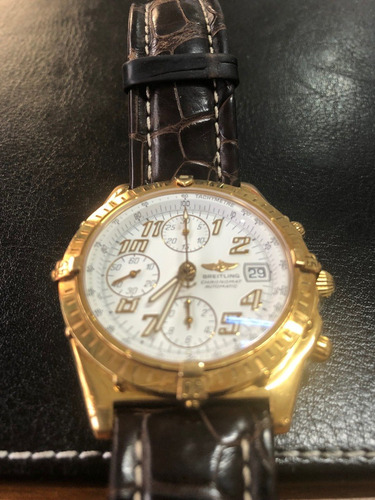 Breitling Chronomat Em Ouro 18k, Impecável