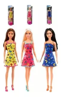 Kit 3 Bonecas Barbie Loira Ruiva Morena Mattel Original