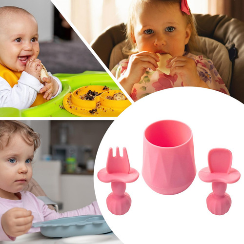 Cubiertos Para Niños Cubiertos De Silicona Para Bebés Para A