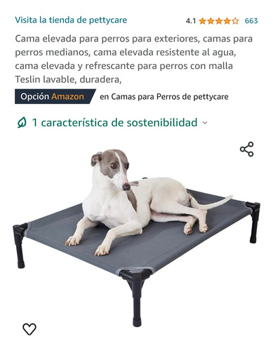 Cama Elevada Para Mascotas M 