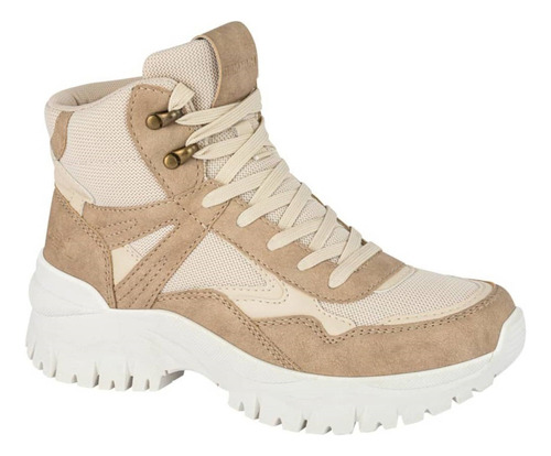 Bota Hiker Hummer 401a De Dama En Beige/ Camel