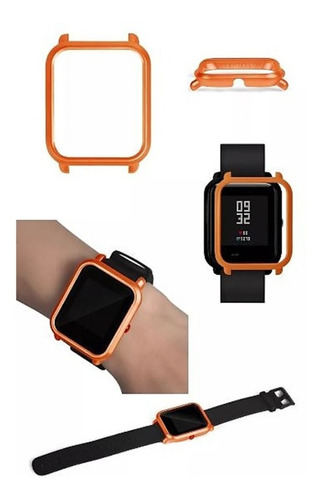 1 Bumper Case + 1 Screen Protector Sencillo Amazfit Bip