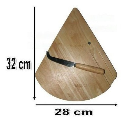 Tabla Madera Para Queso + Cuchillo Hogar Cocina Chef