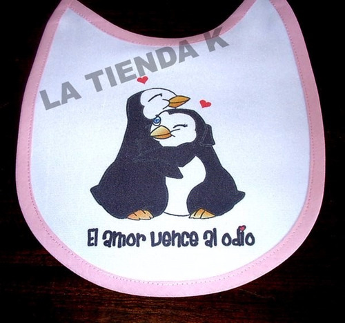 Imagen 8 de 10 de Combo Babero Y Gorritos Kirchneristas Peronistas Pingüinos