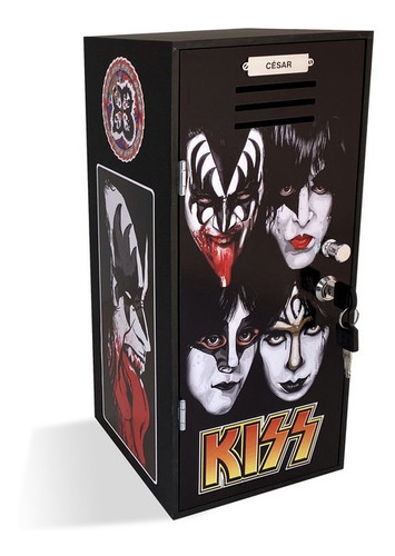 Kiss Música Organizador Mini Locker  Regalo Personalizado