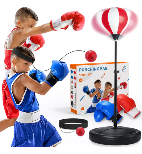 Saco De Boxeo Inflable Para Niños Juego Completo De Entrenam