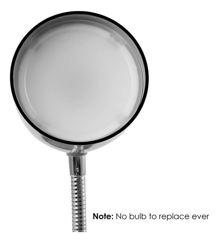 W Lámpara De Escritorio Led, Cuello De Cisne Flexible Con