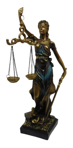 Imagen 4 de 4 de Figura De Dama Ciega (justicia) 26 Cm