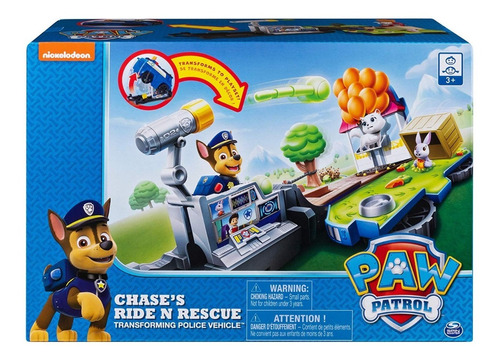Paw Patrol Chases Ride Rescue Transformando 2 En 1