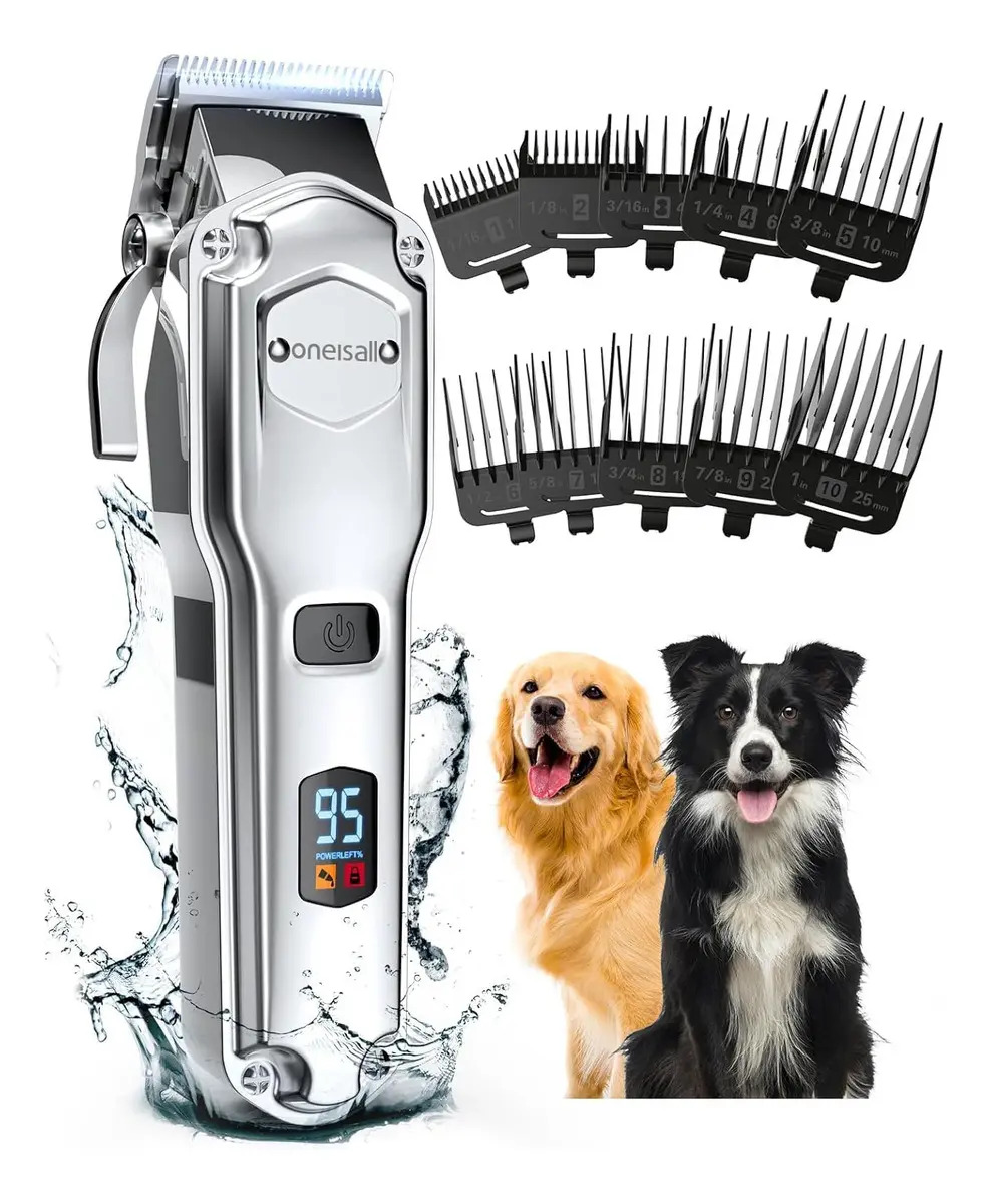Oneisall Pelo Grueso Eléctrico Clipper Perros Ace-inoxidable