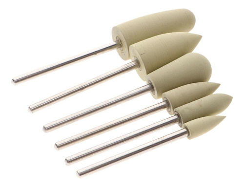 Broca De Silicona Para Uñas, 6 Piezas, Limpiador De 04