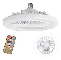 Comprar Foco Led Genérica Ampolleta Ventilador 30w Para Soquete E27 De Techo + Control Circular Color Blanco 220v Blanco