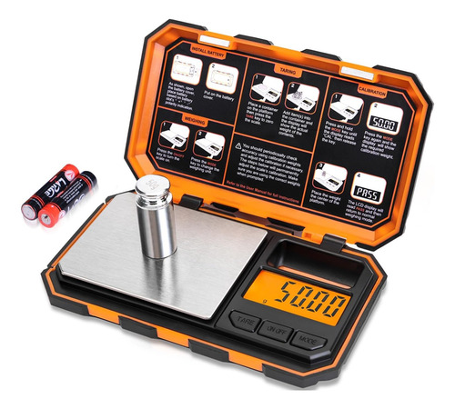 Báscula Digital Fuzion Con Pantalla Lcd, 200g X 0,01g