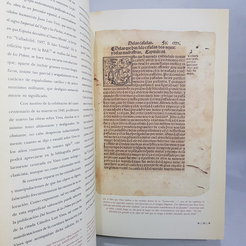 Antiguo Libro Tratado Socorro De Los Pobres Vives Mag 62965 (Usado)