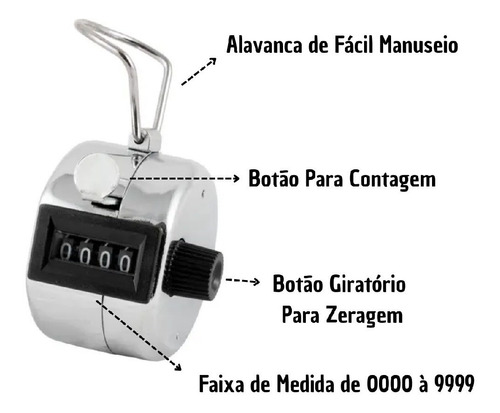 Contador De Volume Eda Com 4 Algarismos 8ql
