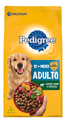 Pedigree Ração Para Cães Adultos Sabor Carne E Vegetais 15kg