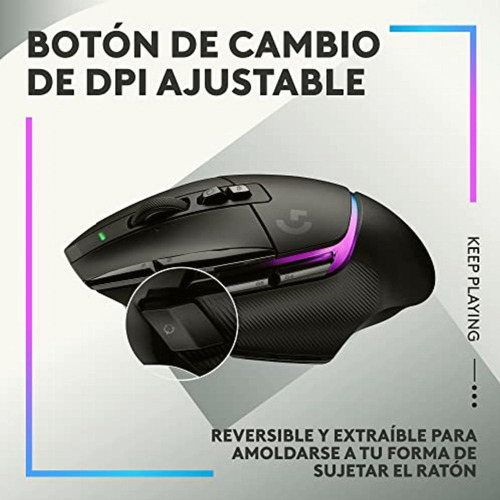 Logitech G502 X Plus Lightspeed Mouse Óptico Inalámbrico