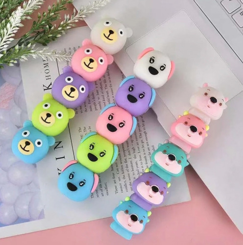 Resaltador C/forma Osito Love Color Dulce Papeleria Set 4