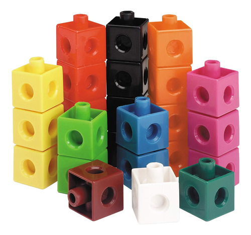 Learning Resources Encajables Snap Cubes, Color (ler7586)