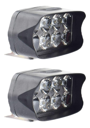 Motocicletas Impermeables 12v 8-led Auxiliares Dobles