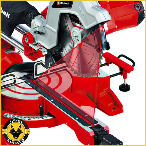 Ingletadora Telescopica Einhell 1800w Madera + Mechas