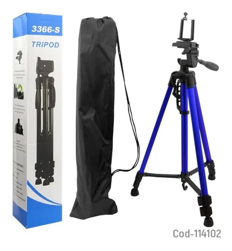 Trípode Para Cámara Y Celular 3366-s 140cm Profesional Trípode Para Cámara Y Celular 3366-s 140cm Profesional